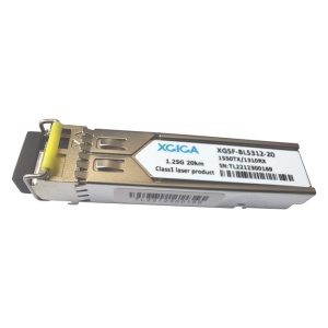 Modul optic SFP 1.25G WDM, 1550nm/1310nm (Rx/Tx) SM, 40km, conector LC DDM, Type B, (compatibil CISCO) - XGIGA