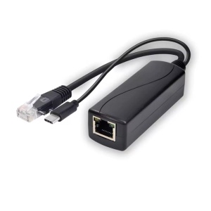 Splitter PoE SMLIGHT 100 Mb – Ethernet + USB-Type-C/DC