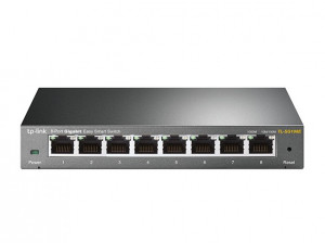 Switch Easy Smart, 8 porturi RJ45 Gigabit, Managed - TP-Link TL-SG108E