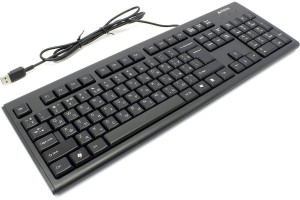 Tastatura A4Tech KR-83 cu fir, negru