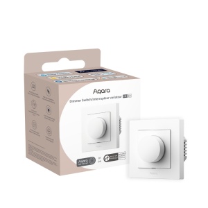 Aqara H2 Dimmer EU, Zigbee + Thread cu cablaj universal, alb - Resigilat