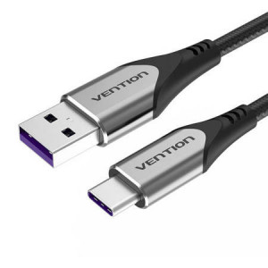 Cablu USB-C la USB 2.0 Vention, FC 0,5 m (gri)