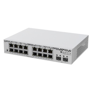 Cloud Smart Switch, 16 x Gigabit, 2 x SFP+ 10Gbps, 1U - Mikrotik CSS318-16G-2S+IN