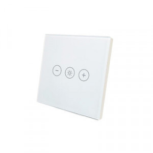Dimmer SmartWise, compatibil cu aplicația eWeLink, comutator tactil Wi-Fi alb