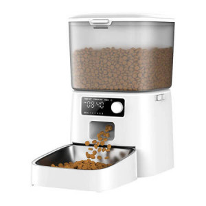 Dozator inteligent de alimente pentru animale de companie Oneisall Pro (alb)