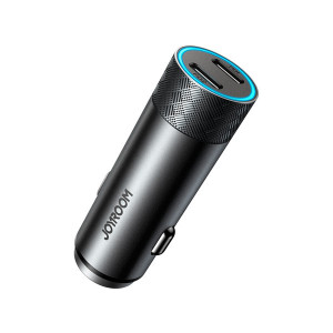 Încărcător auto Joyroom 2 x USB 50W cu PD, QC, PPS gri