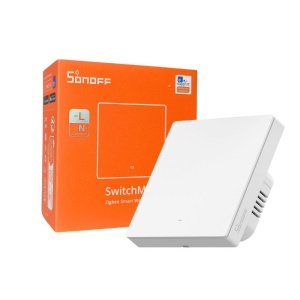 Întrerupător SONOFF SwitchMan M5 Zigbee, 1 canal, versiune independentă, alb (ZBM5-1C-86W)