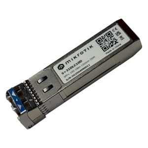 Modul SFP+, 10G, SM, Duplex LC, 10km, 1310nm, Industrial - MikroTik S+31DLC10D