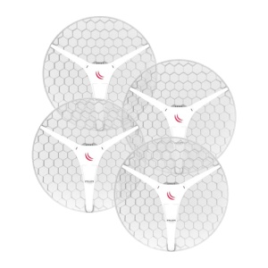 Pachet 4 bucati - LHG XL 5 ac antena 27dBi 5GHz, 802.11ac, 1 x Gigabit, PoE - MikroTik RBLHGG-5acD-XL(4 buc)
