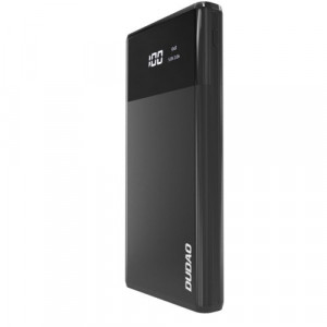 Power bank Dudao 2x USB 10000mAh 2A cu ecran LED negru