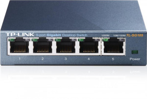 Switch TL-SG105, 5 porturi RJ45 Gigabit, Unmanaged - TP-Link TL-SG105