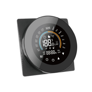Termostat inteligent WiFi SmartWise, compatibil cu aplicația eWeLink, tip „A” (5A) negru