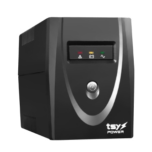 UPS TSY Power, 600VA/360W, LED, AVR-Repornire automata, Management, 2 x Schuko, 2 x RJ45, 1 X USB type B TSY-MP-0K6-LED