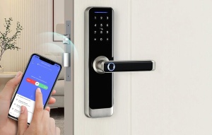 Yala inteligenta digital Avatto SDL-A270-S -6072 WiFi Silver