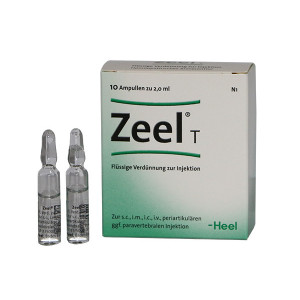 GUNA Heel Zeel T + Cartilago 10 Fiole Injectii Produs Homeopat GUNA, Tratament Antireumatic