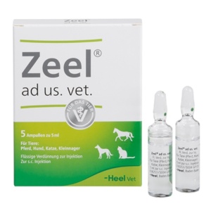 Heel ZEEL Uz Veterinar 5 fiole Caini Pisici Cai Coxartroza Hernie Disc Dureri Articulatii