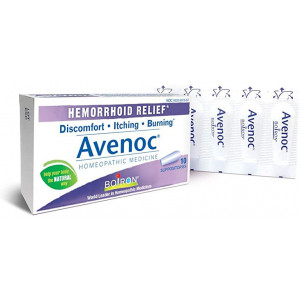 Supozitoare Avenoc Tratament Natural Homeopat, Hemoroizi si Fisuri Anale Boiron Franta 5 Zile