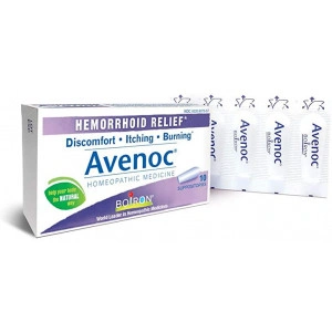Supozitoare Avenoc Tratament Natural Homeopat, Hemoroizi si Fisuri Anale Boiron Franta 5 Zile