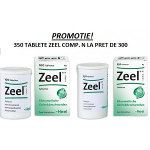 Heel Zeel Comp N 350 Tablete - Produs Homeopat, Tratament Antireumatic ~ Coxartoza, Gonartroza, Dureri articulare, Afectiuni Reumatismale, Reumatism Poliarticular, Fracturi Osoase, Inflamatii articulare