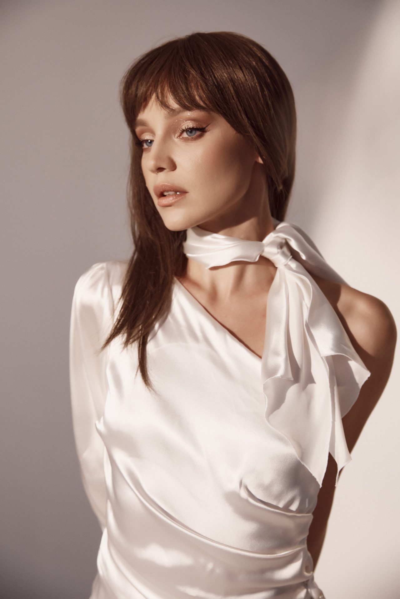 Satin scarf