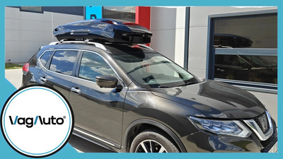 Nissan X-Trail - montaj bare Thule Wingbar Edge + cutie Thule Force 3