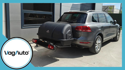 VOLKSWAGEN TOUAREG - montaj cutie portbagaj pe carligul de remorcare Modula ReCargo + Platforma Modula ReCargo