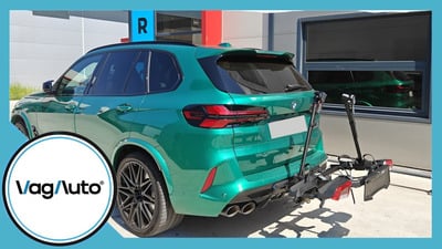 BMW X5 - montaj suport biciclete Thule OutPace cu prindere pe carligul de remorcare