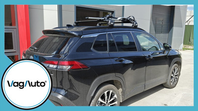 TOYOTA COROLLA - cu bare longitudinale integrate - montaj suport Thule ProRide 598 + bare Thule Wingbar Edge