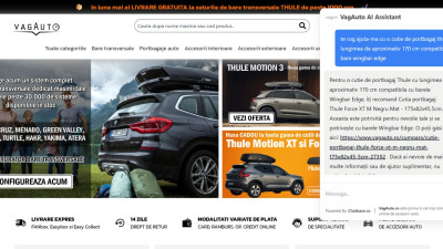 VagAuto.ro integrează Asistentul AI pentru o experiență optimizată în cumpărăturile de accesorii auto