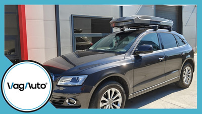 AUDI Q5 - montaj cutie portbagaj Thule Motion 3 Low pe bare Audi
