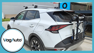 KIA SPORTAGE - montaj Suport bicicleta Thule OutWay Hanging si bare Thule Wingbar Evo