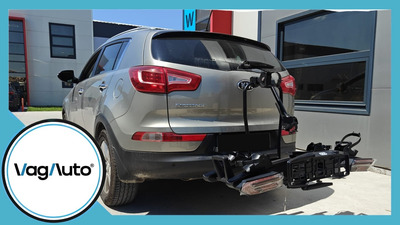 KIA SPORTAGE - montaj suport pentru 2 biciclete – montaj pe cârlig de remorcare CRUZ Axler