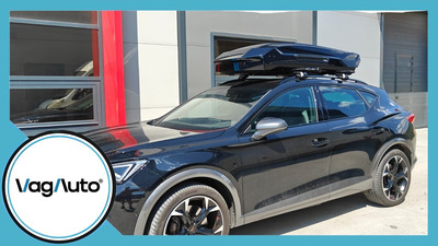 CUPRA FORMENTOR - montaj cutie Thule Motion 3 Low și bare Thule WingBar Evo