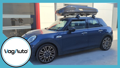 MINI Cooper S - montaj cutie Modula Falcon + bare Thule WhingBar Evo