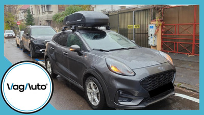 FORD PUMA - cu plafon normal - montaj cutie Thule Force 3 și bare Thule WingBar Edge