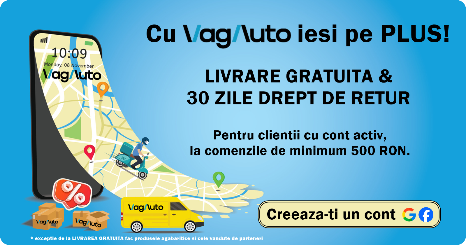 Cu VagAuto iesi pe PLUS!