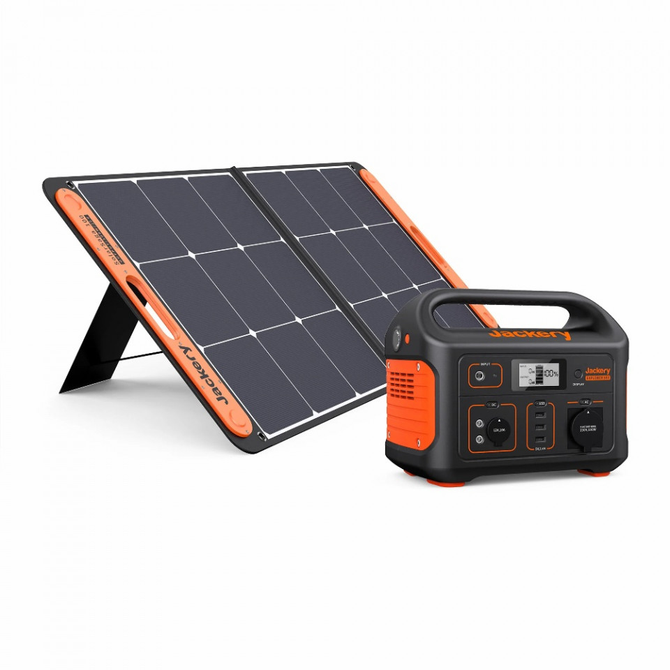 Generator Solar Portabil Jackery Explorer 500 518Wh 500W + Panou