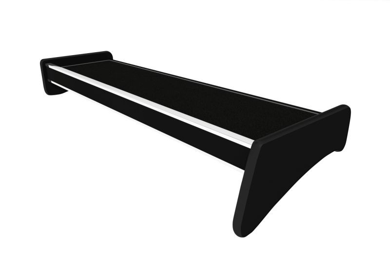 Tavolino Per Cruscotto Fiat Ducato III - Compatibile Con Peugeot Boxer E Citroen Jumper, Nero/Rosso - Foto 4