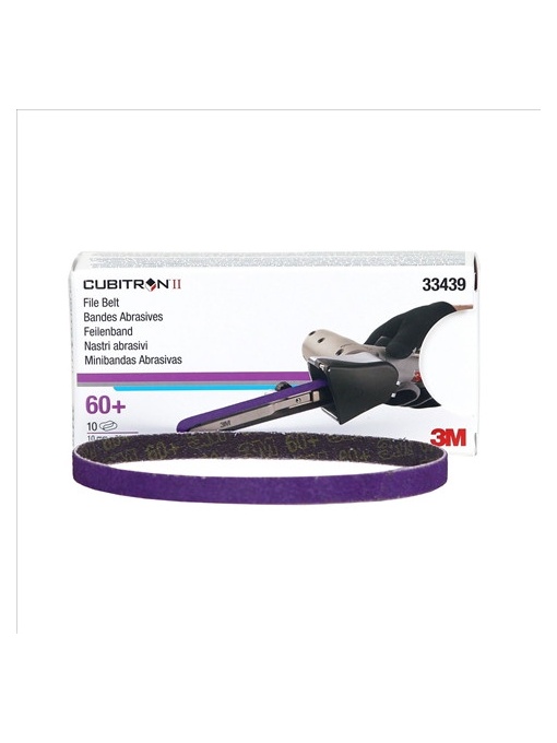 334393M Set 10 Benzi Cubitron Ii File Belt P60-3M