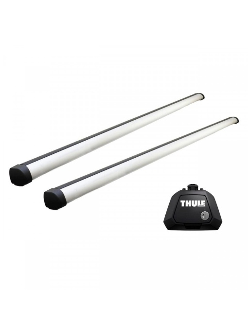 Bare transversale Thule Evo Raised Rail Profesional dedicate pentru Hyundai ix25 / Creta / Cantus 2014-2018 cu bare longitudinale inaltate