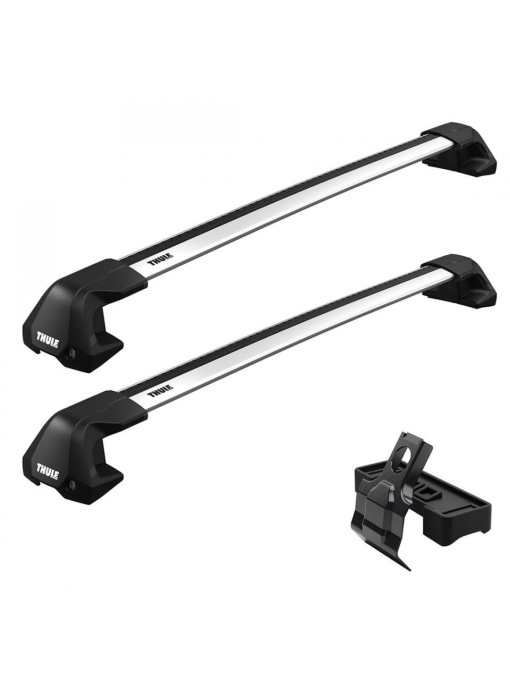 Bare transversale Thule WingBar Edge Clamp Silver dedicate pentru Ford Focus III, 5 usi, model 2014-2018 cu plafon normal