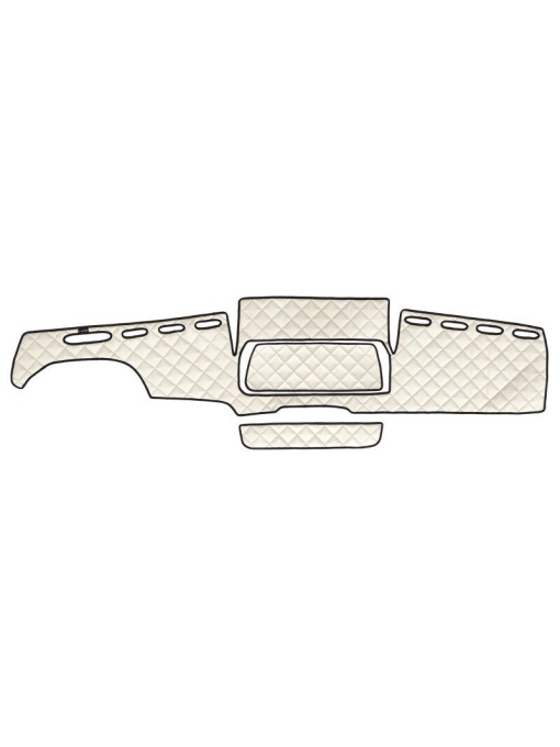 Husa bord camion F-Core, Piele-ECO, pentru MAN TGX, Bej