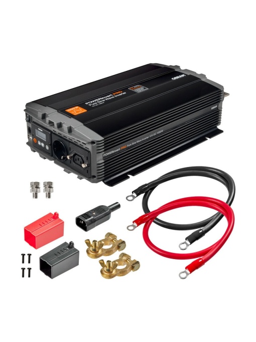 Invertor cu undă sinusoidală pură Osram 12V 2000W POWERinvert PRO OEINVPAR20 RCD