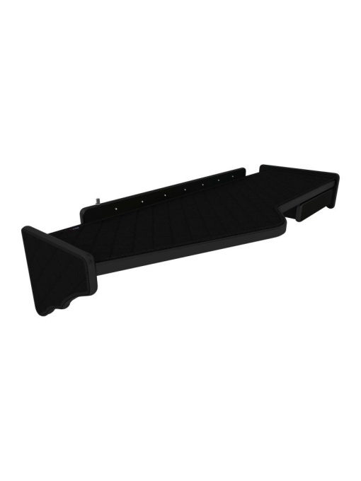 Masa bord, F-CORE, cu led si sertar, model lung, pentru SCANIA L, P, G, R, S, P, G, R, T, 2010+, Negru