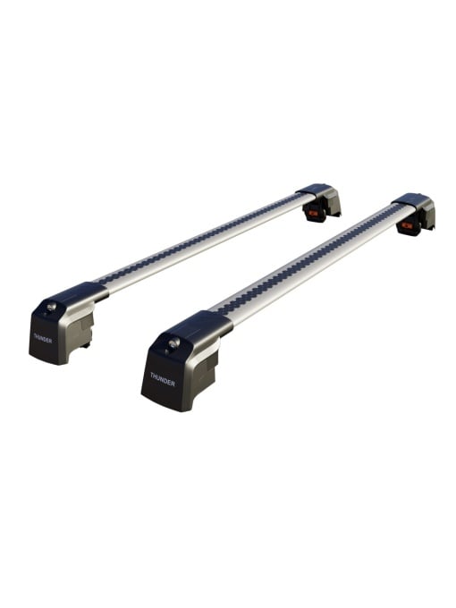 Set bare transversale portbagaj de tip Wingbar, TRX2-94-102, Culoare neagră, dedicate pentru NISSAN QASHQAI (J12) 2021-2024
