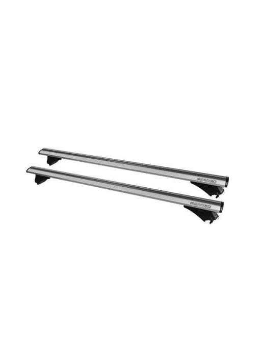 Bare transversale Menabo Leopard Silver pentru Audi A4 (B9/8W) Allroad 2015+, cu bare longitudinale integrate