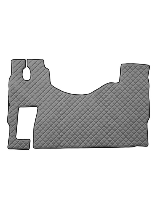 Covoras camion F-Core, Piele-ECO, pentru MERCEDES ACTROS MP2 / MP3, podea plata, scaun pasager convertibil, Gri