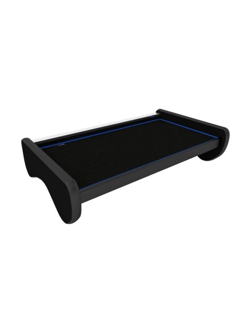 Masa bord, F-CORE, partea dreapta/ pasager, pentru DAF XF 105, XF 106, XF 95, 2002+, Negru/ Albastru