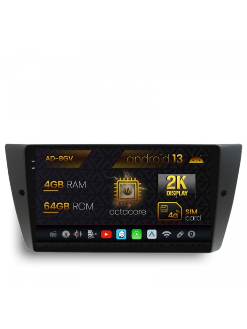 Navigatie BMW Seria 3 E90, E91, E92, Android 13, V-Octacore , 4GB RAM , 64GB ROM, 9.5 Inch - AD-BGV9004,AD-BGRKIT391