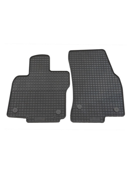 Set 2 covorase auto din cauciuc PETEX 64610PX, negru, parte montare fata, pentru Volkswagen Caddy, 11.2020-